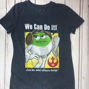 Star Wars M&Ms Princess Leia T-shirt women's med